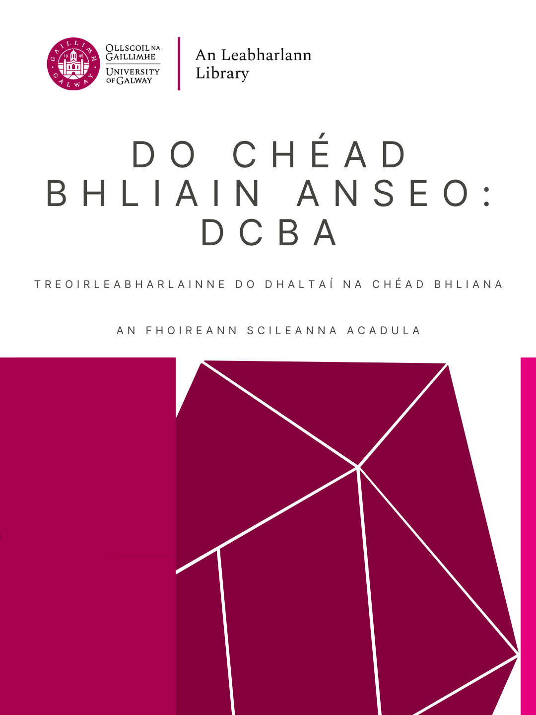Cover image for Do Chéad Bhliain Anseo: DCBA