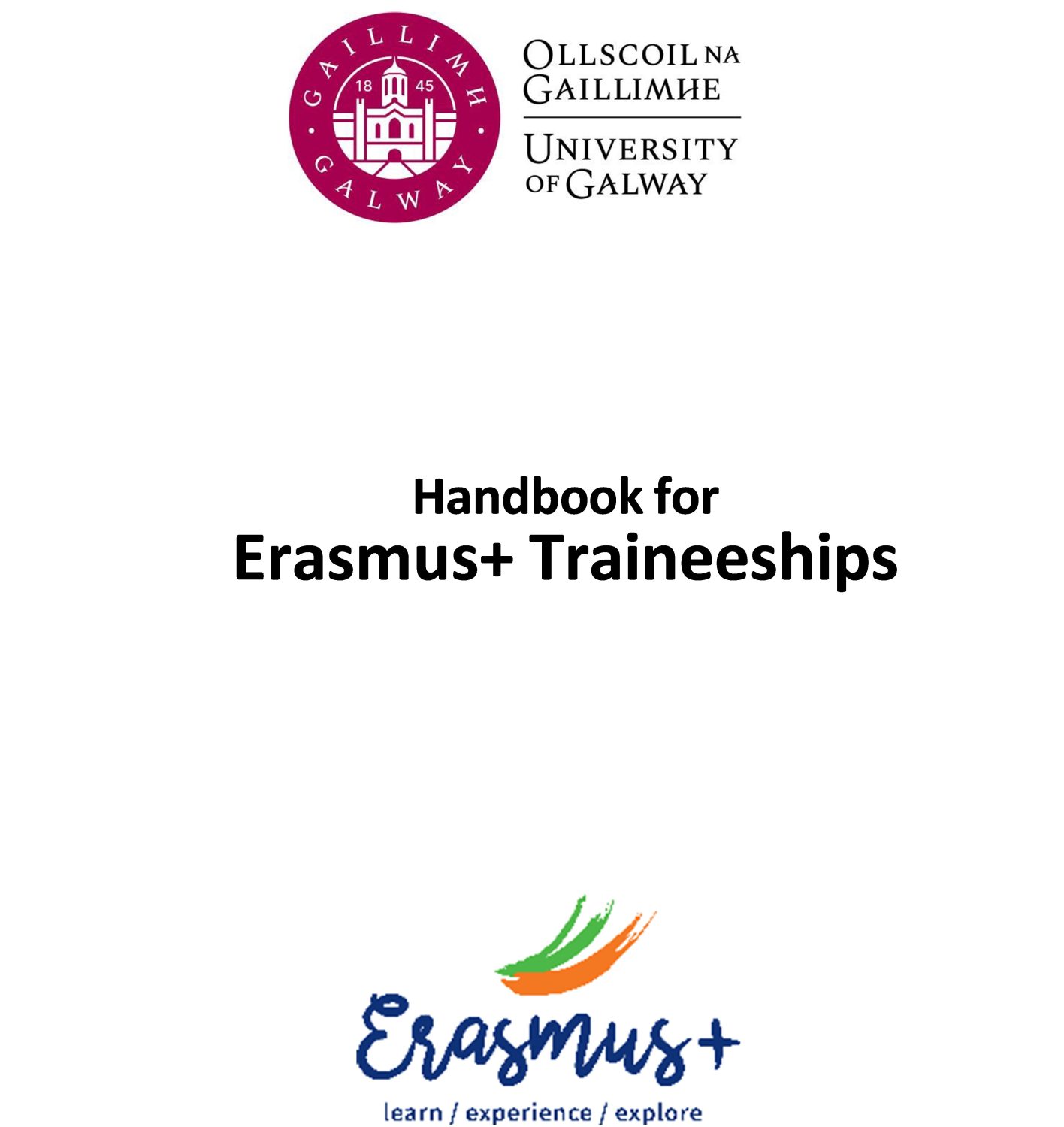 Cover image for Handbook for Erasmus+ Traineeships