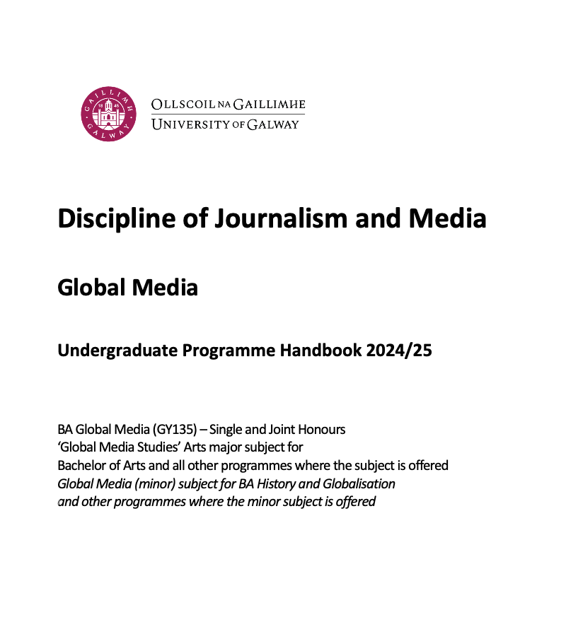 Cover image for Global Media BA Handbook